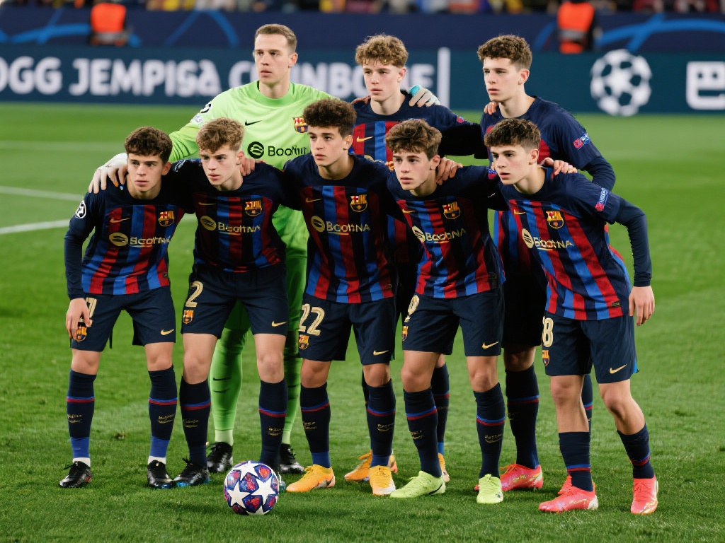从小组赛阶段到淘汰赛，这支巴萨青年军表现